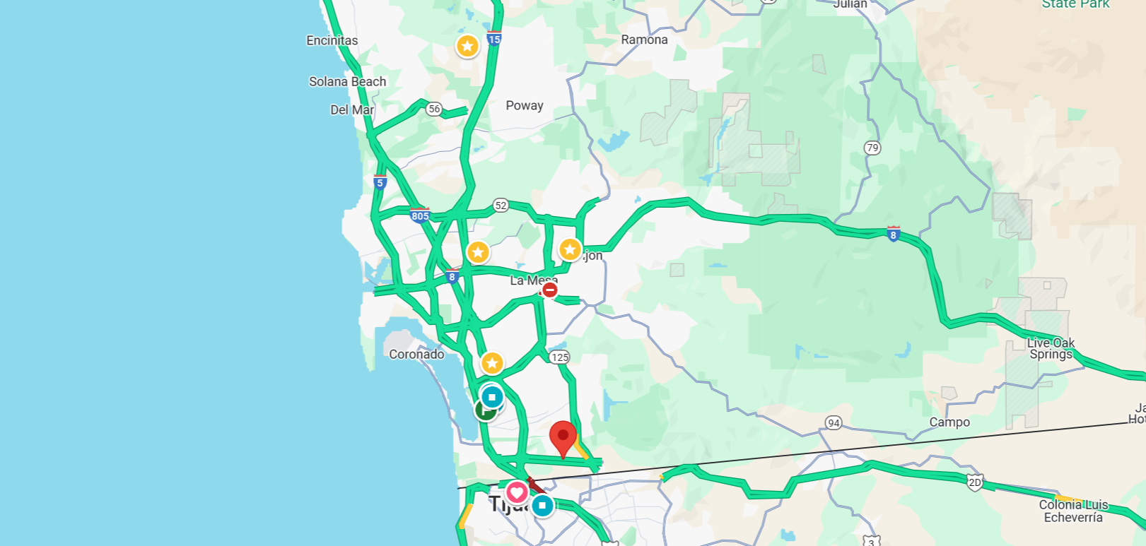 Map to Brown Field Municipal Airport (KSDM)